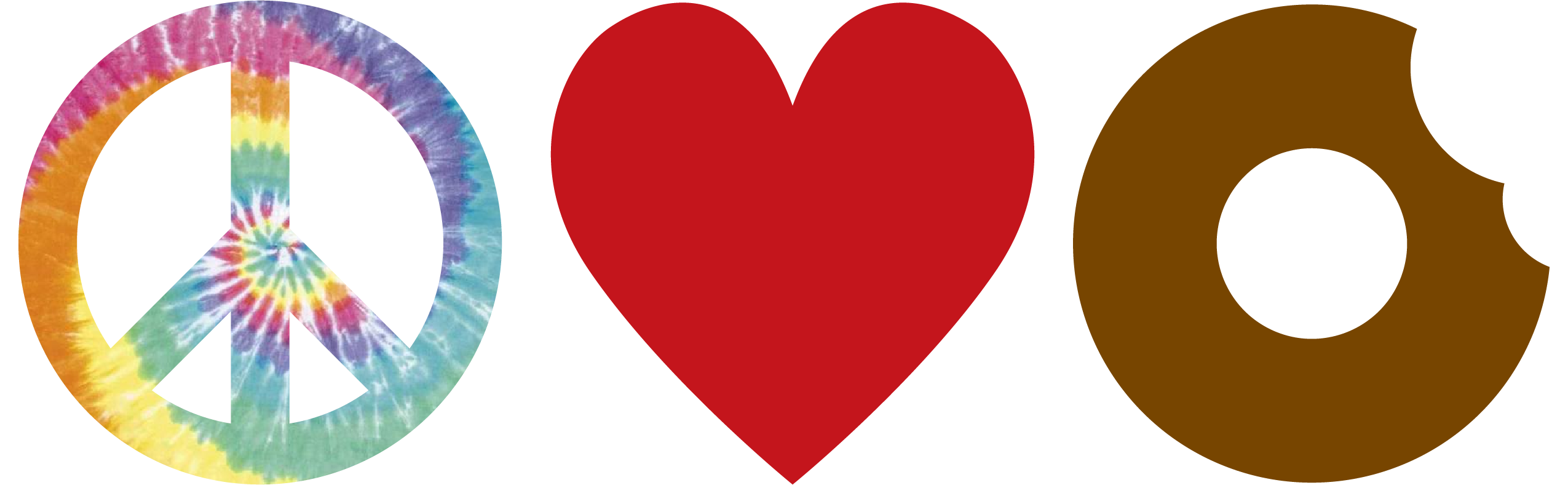 Peace, Love and Little Donuts.